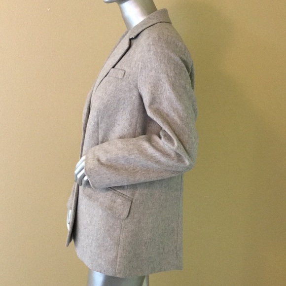 TALBOTS | Brushed Italian Wool Long Blazer - Picture 8 of 12